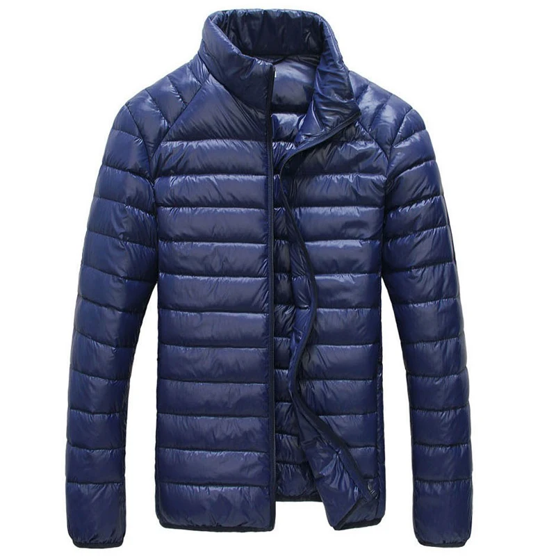 White Duck Down Jacket Men Ultralight OutdoorSport Parkas