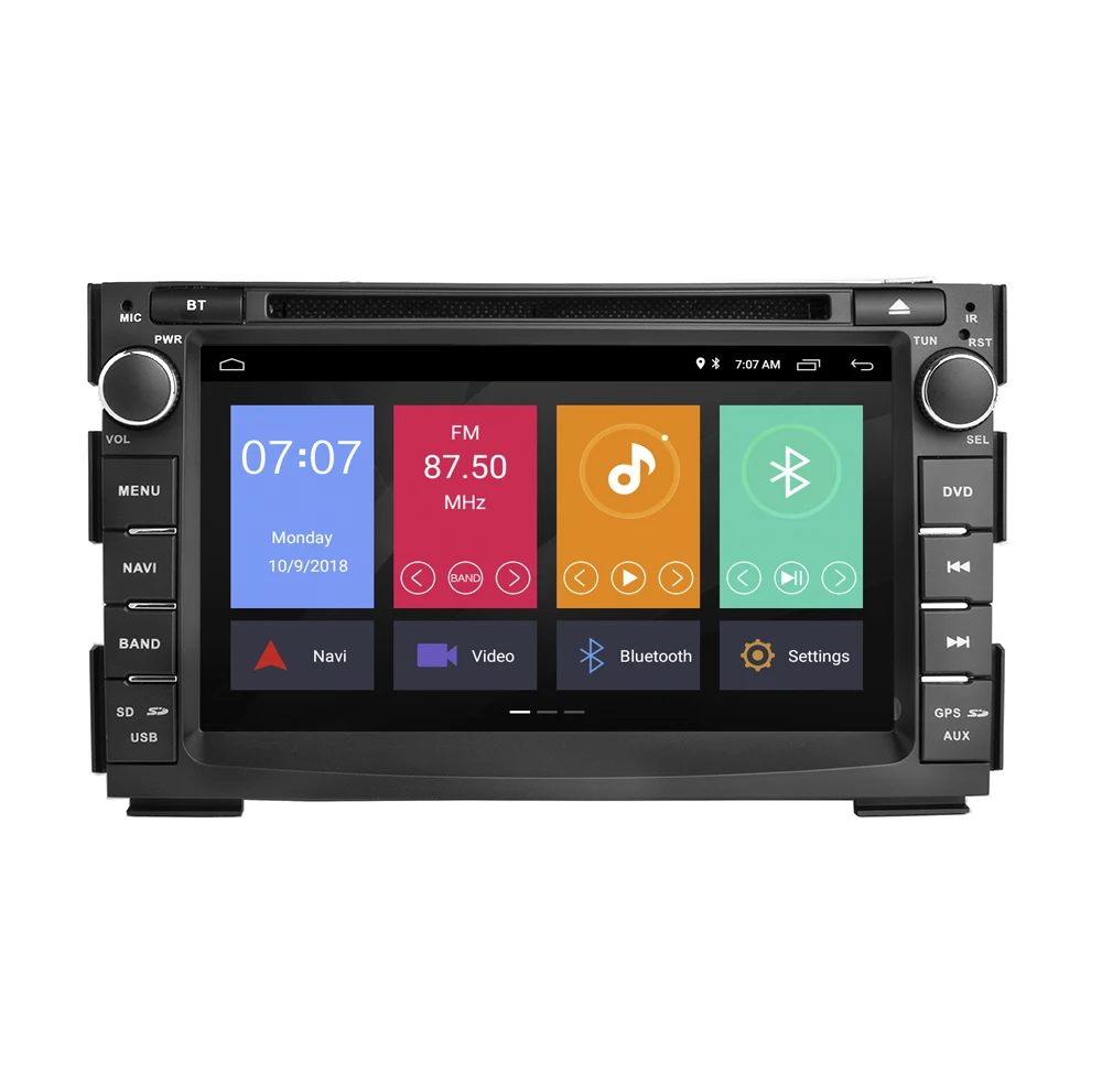 Top IPS screen Android 9.0 Car DVD Player GPS for Kia Ceed 2009 2010 2011 2012 with wifi BT Stereo Radio 1
