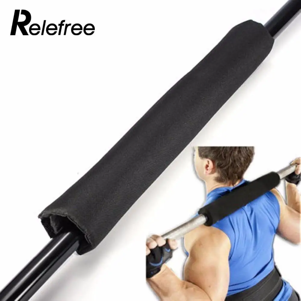 Relefree Barbell Pad гелевая поддержка шеи плечевая планка для приседания веса лифтинга подтягивающий захват покрытие защитный гель