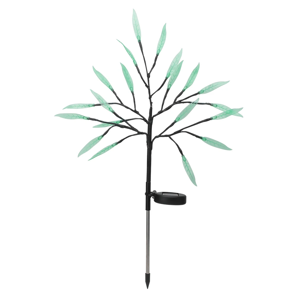 

BORUiT LED Solar Power Tree Light Outdoor Garden Lawn Landscape Lamp Green LED Bulbs Christmas Tree Wedding Decoration