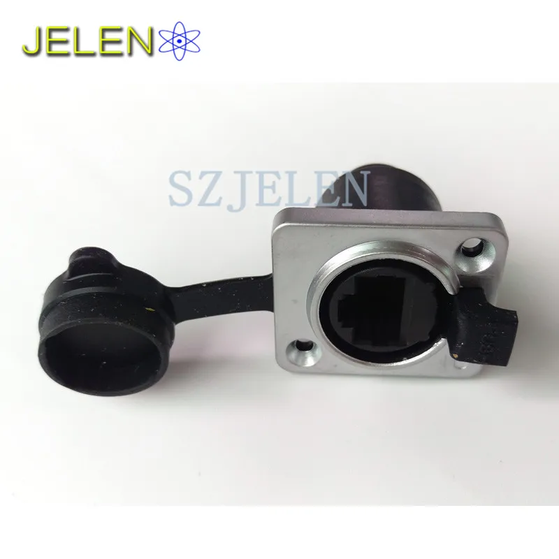 

RJ45 waterproof Dustproof connector sockets, RJ45 female connectors, Network Cable female connector, panel mount connector