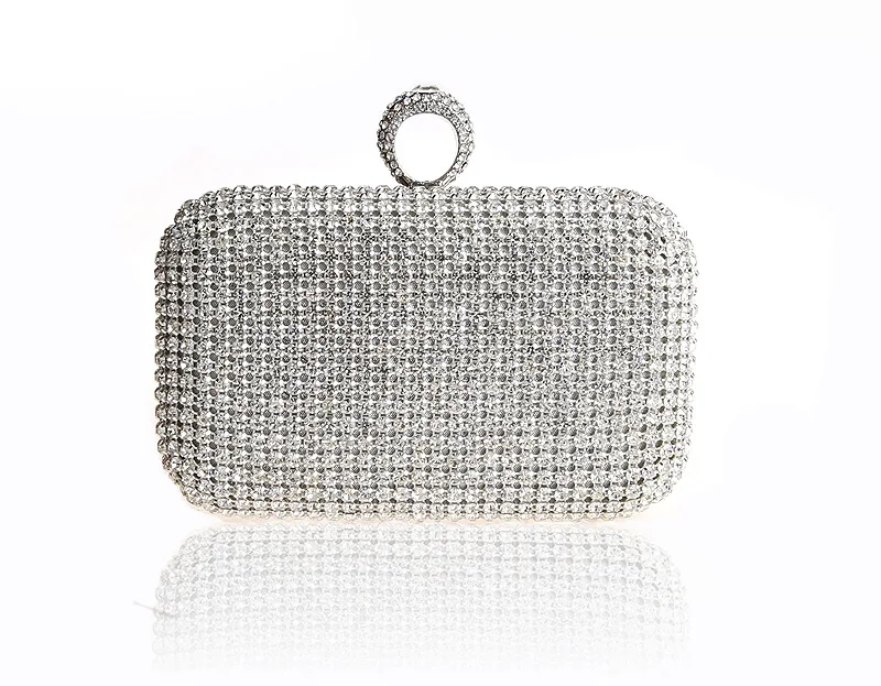 

Fashion Women Bling Rhinestone Cosmetic Bags Exquisite Socialite Evening Bag Upscale Girl Birthday Gift Gorgeous Wedding Bags