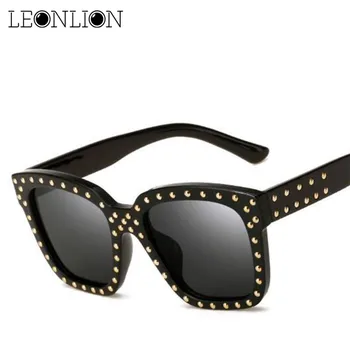 

LeonLion 2019 Square Crystal Sunglasses Women Brand Designer Classic Vintage Outdoor Sun Glasses UV400 Oculos De Sol Masculino