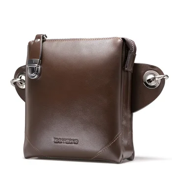 

teemzone - Multi-Pack (Waist + Shoulder + Crossbody) Super Design Fashion Street Cowskin Leather Handbags Men's Waist Bags J25