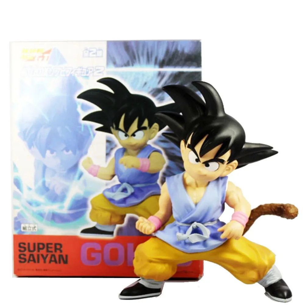 Dragon Ball GT Супер Saiyan черный Gokou 22 см/8.7 &quotфигурку Бесплатная доставка | Игрушки и