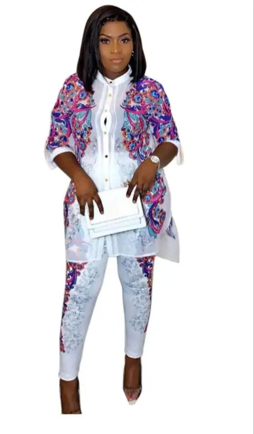 Новинка, эластичные мешковатые штаны с принтом в африканском стиле, в стиле рок, с рукавом Дашики, известный костюм для леди