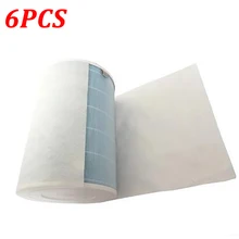 6 шт. 70x30 см электростатического сахарной ваты для Philips крепление для спортивной камеры Xiao mi кондиционера воздуха mi Воздухоочистители Pro/1/2 пылевой фильтр Hepa