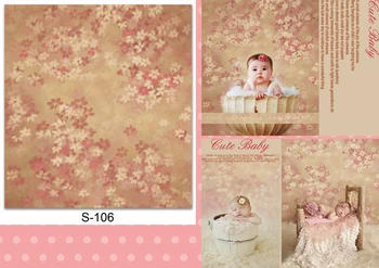 

Newborn Floral Photography Backgrounds Vinyl cloth High quality Computer printed newborns photo backdrop