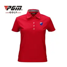 Ограниченная серия Golfe Pgm Женская одежда для гольфа футболка спортивная форма насосный светильник Материал и удобная игла ремесло