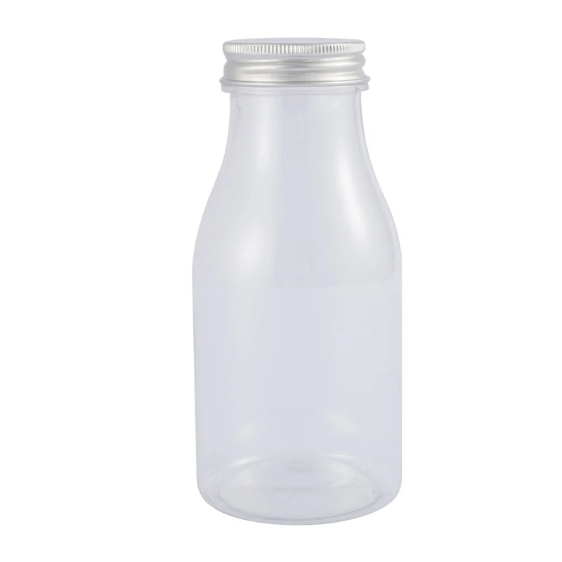 И розничная 300 мл 20 шт./лот прозрачная алюминиевая винтовая крышка ПЭТ бутылка 300 cc пустая соль для ванны/молоко пластиковые бутылочки для косметических средств