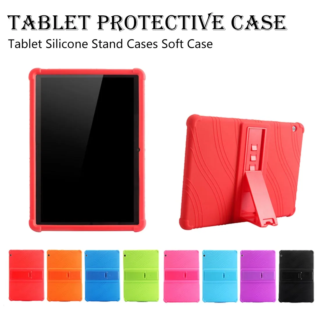 

Soft Tablet Silicone Cases with stand Soft Case For Huawei Honor Play Pad T3 10 For 9.6 inch AGS-L09 AGS-L03 AGS-W09