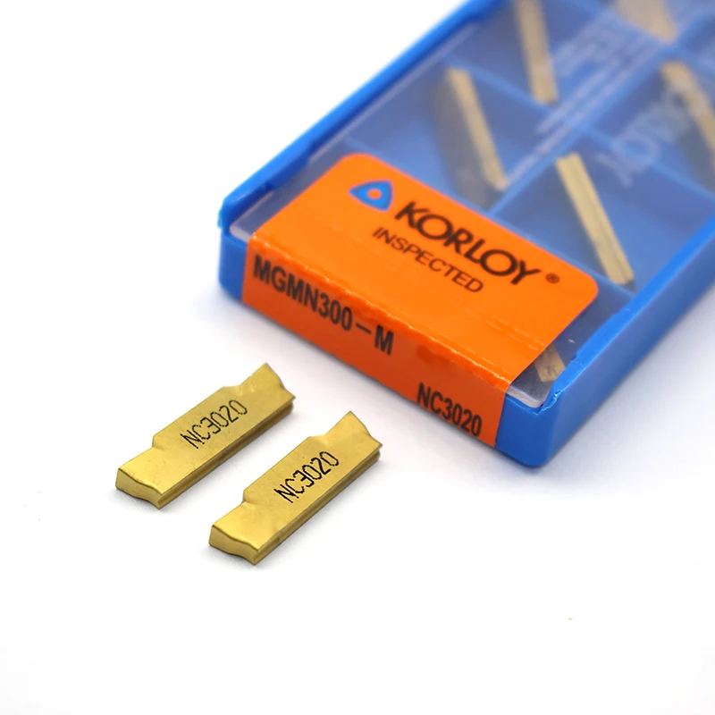 

MGMN300 M NC3020 grooving carbide inserts MGMN 300 high quality lathe cutter turning tool Parting and grooving