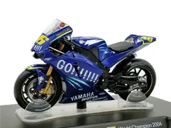 1:18 Leo #46 Rossi Yamaha YZR M1 WC 2004 MotoGP литья под давлением гоночный мотоцикл