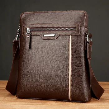 

Men's Crossbody Bag Messenger Bag Shoulder Bag Small Business Leather Bag High Quality Fashion for men
