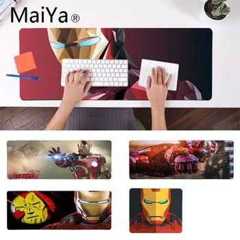 

MaiYa Beautiful Anime Iron Man Marvel Beautiful Anime Mouse Mat Rubber Mouse Durable Desktop Mousepad