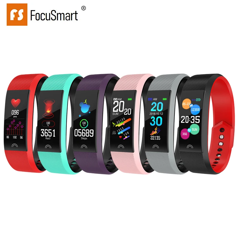 FocusSmart F6 женский умный Браслет кровяное давление пульсометр напульсники