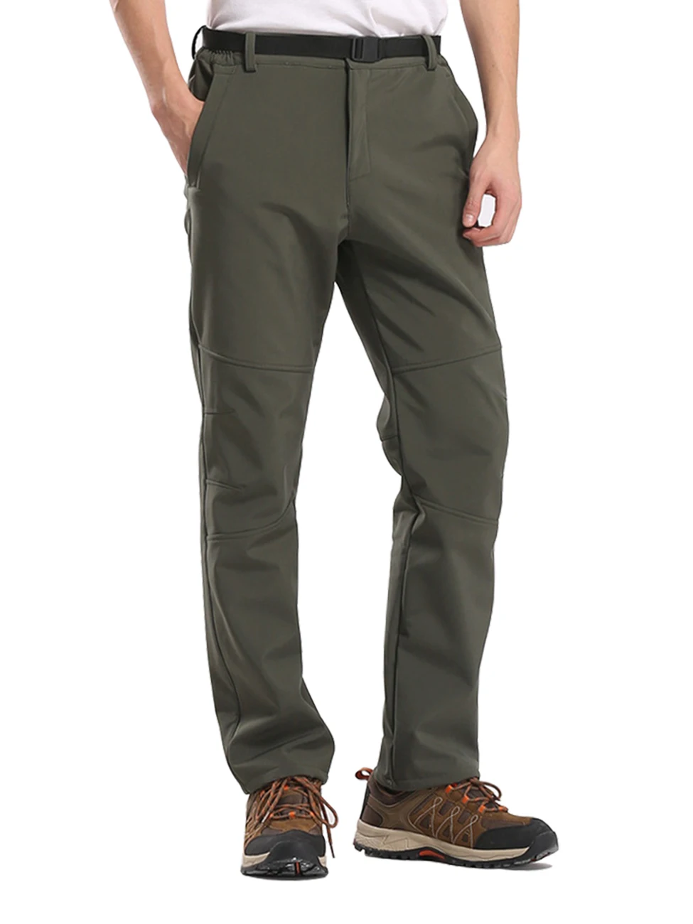 

Men Waterproof Thicker Trousers Plus Velvet Punch Pants Warm Thick Pants