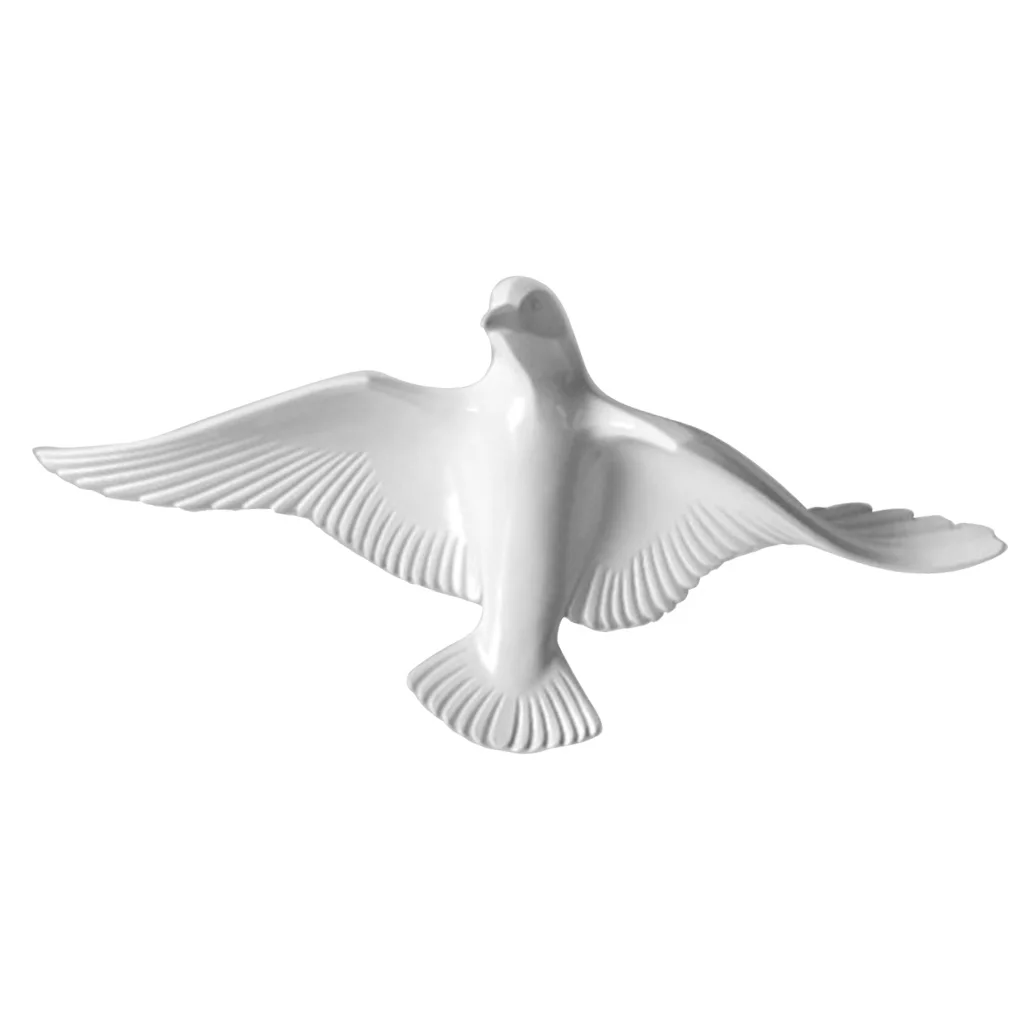 Современная Статуэтка чайки из смолы, Скульптура морских птиц для гостиной, домашний Настенный декор, товары для рукоделия