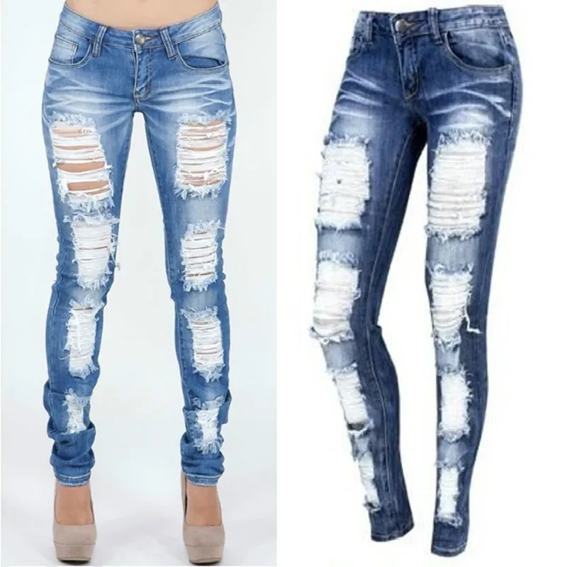 Пикантные весенние Для женщин джинсы Высокая Талия Джинсы женские высокие эластичные большого размера женские джинсы свет мыть