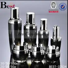 Высококачественные пустой градиент площадь Comestic лосьон стеклянная бутылка заводская цена