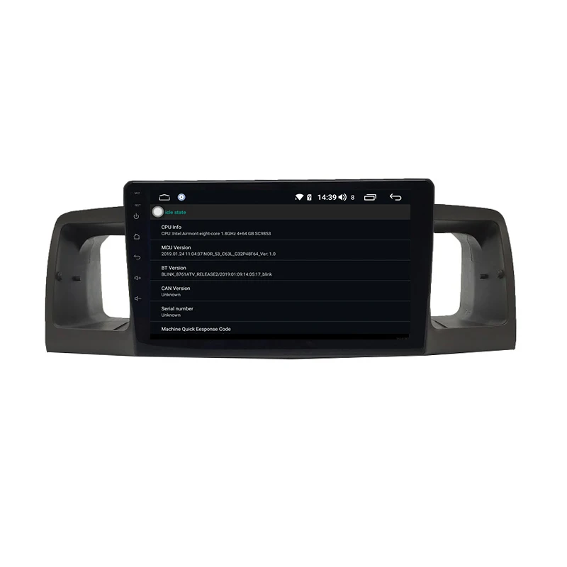 Flash Deal Android 9.0 8-core 4/64G gps coche navigation radio android for 10-12 BYD F3/07-12 TOYOTA Corolla E120 3