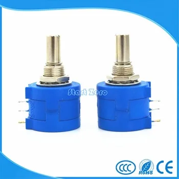 2PCS 3590S-2-103L 3590S 1K~100K ohm Precision Multiturn Potentiometer 10 Ring Adjustable Resistor