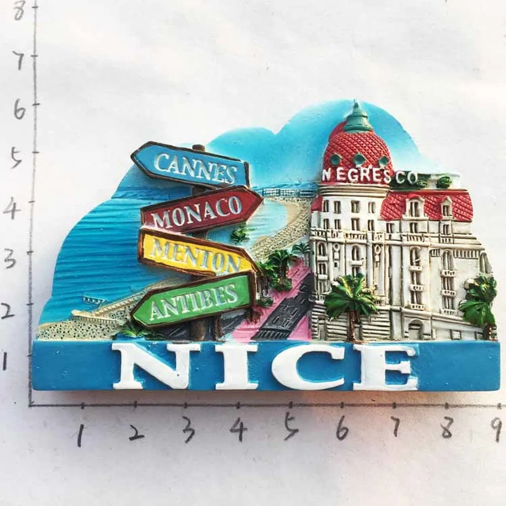 

BABELEMI 1pc Monte Carlo Casino Monaco Fridge Magnet FI Formula Racing Circuit Refrigerator Sticker DIY Handmade Home Decoration