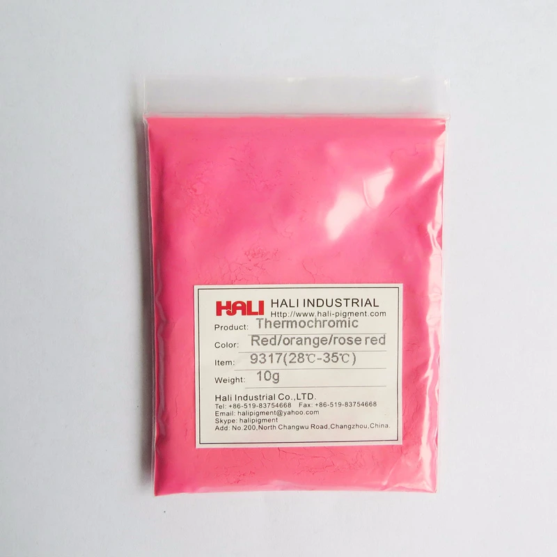 3 stage thermochromic pigment three color changing thermochromic powder hot active pigment temperature sensitive MOQ:1kg