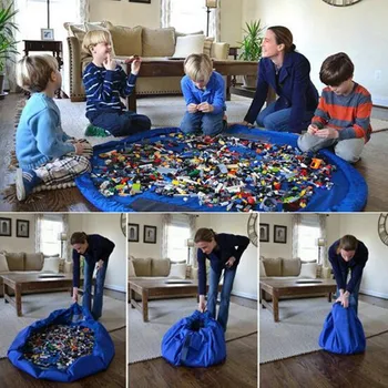 

Multifunctional Baby Waterproof Toy Mat Cutdoor Children's Fast Toy Beam Storage Bags Organizers
