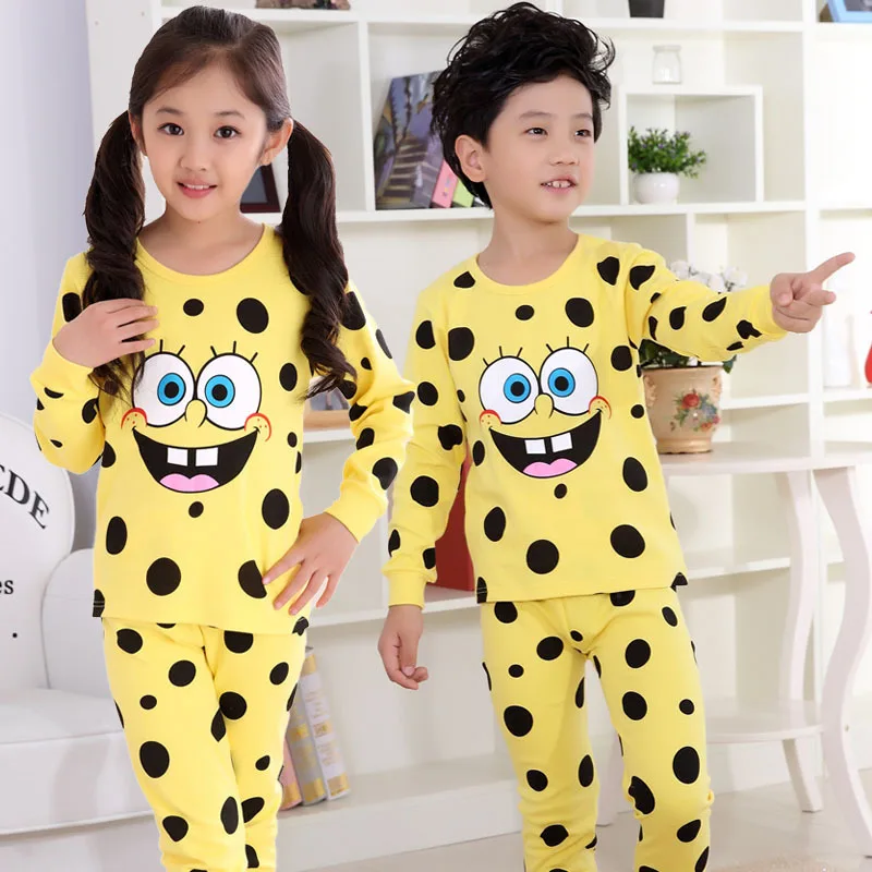 Хлопковая пижама для новорожденных мальчиков и девочек хлопковые пижамы пижамных комплектов