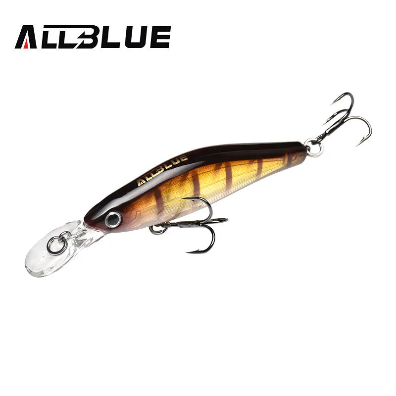 ALLBLUE SLUGGER 65SP Профессиональная 3D Shad рыболовная приманка 65 мм 6,5 г подвесной воблер гольян 0,5-1,2 м бас приманка для щуки рыболовные снасти