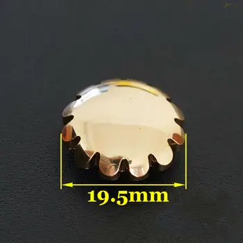 

50pc Q17-19.5mm Solid Brass belt screw Chicago Screw Leathercraft