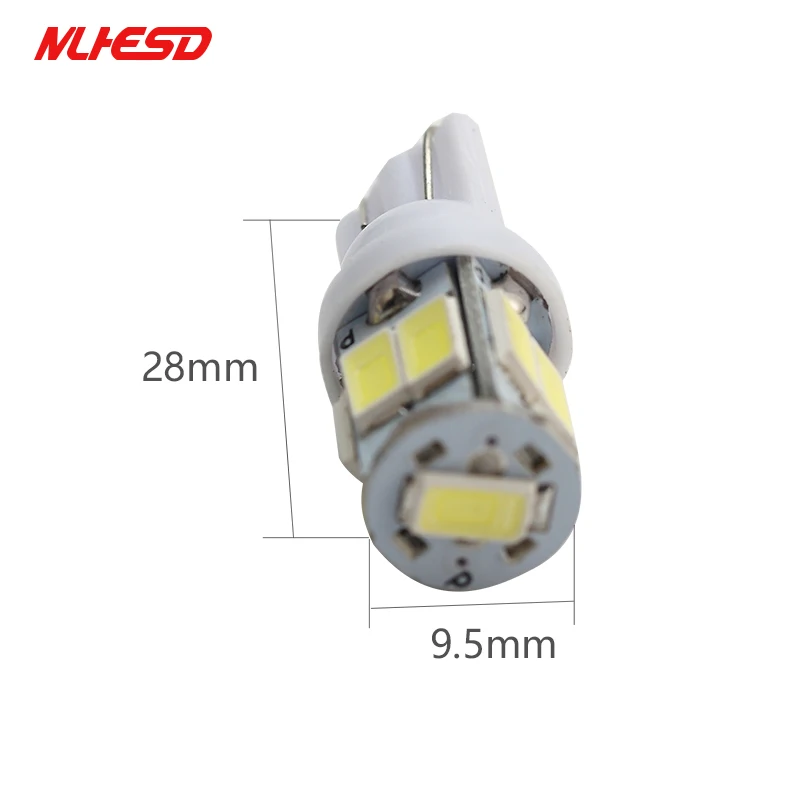 1 шт. автомобиля 12V Светодиодный светильник T10 9smd w5w светодиодный 5630 5730 Smd t10 9