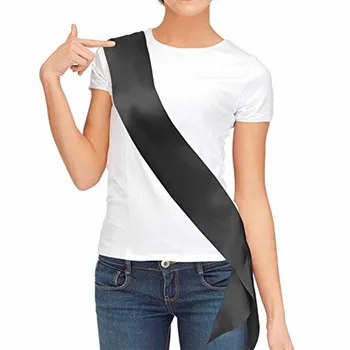 

Blank Sash Make Your Own Sash for birthday Mommy Bride to Be Bachelorette hen Party Wedding Retirement Baby Shower Decoration