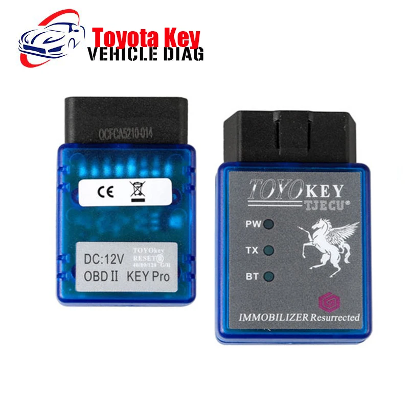 

KEY OBDKE2 For Toyota OBD Bluetooth interface work with Smart CN900 Mini ND900 Support For Toyota G&H All Key Lost