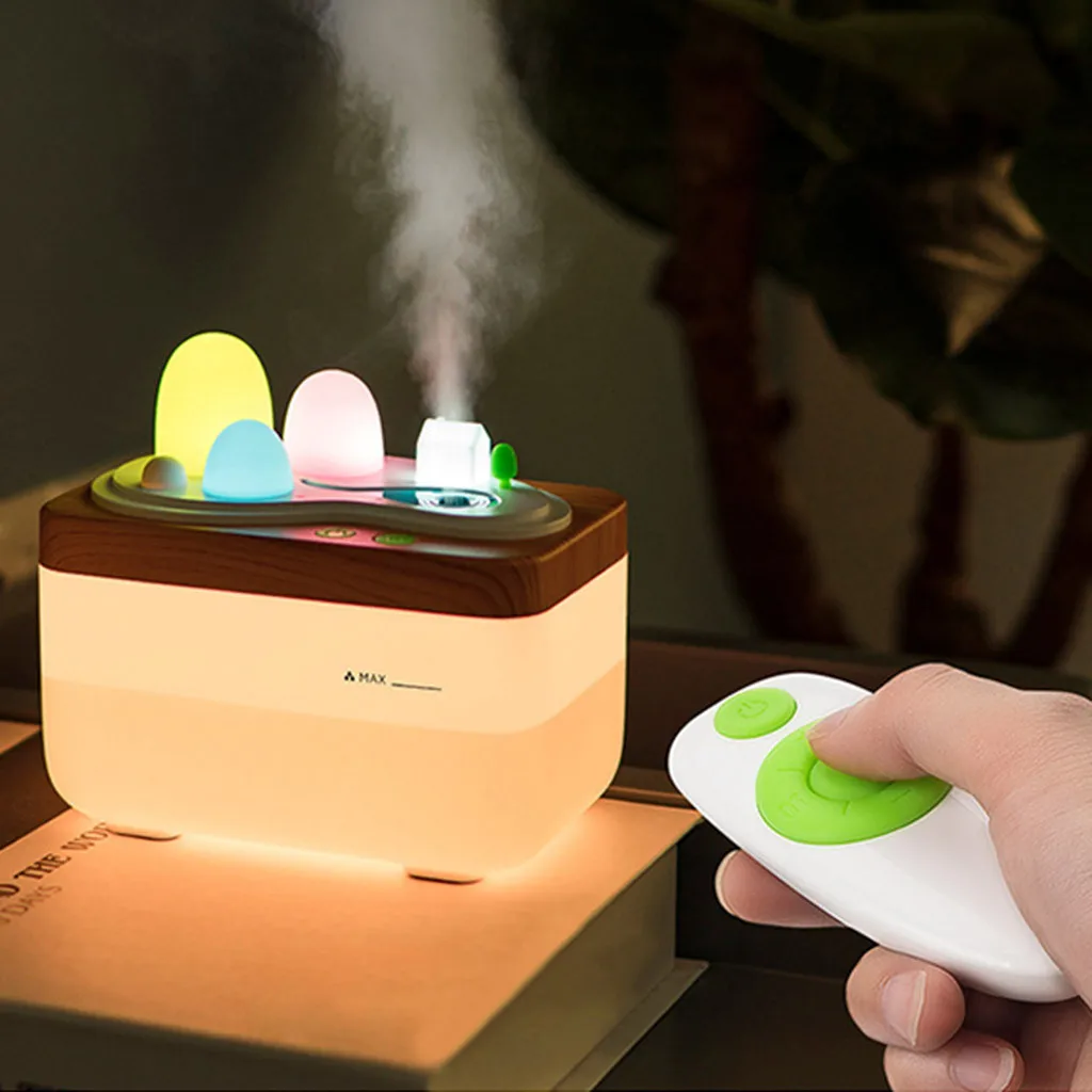Idyllic Aromatherapy Lamp Humidifier Home Aroma LED Humidifier Air Diffuser Purifier Atomizer