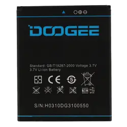 Doogee dg310 Батарея 3.7 В 2000 мАч