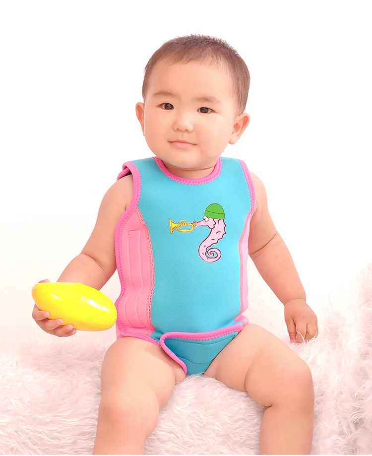 Neoprene baby Swimsuit unisex Wetsuits One Piece Diving Suits Rash Guards Surfing kids Swimwear