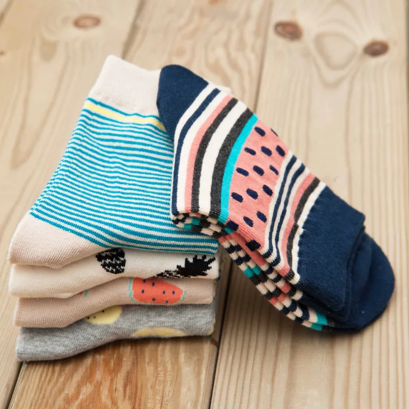 PEONFLY Cotton Women/men Kawaii Fruit Crew Socks Cute Harajuku Street Tide Casual Funny Japanese Korean Novelty 5pairs/lot
PEONFLY Cotton Women/men Kawaii Fruit Crew Socks Cute Harajuku Street Tide Casual Funny Japanese Korean Novelty 5pairs/lot