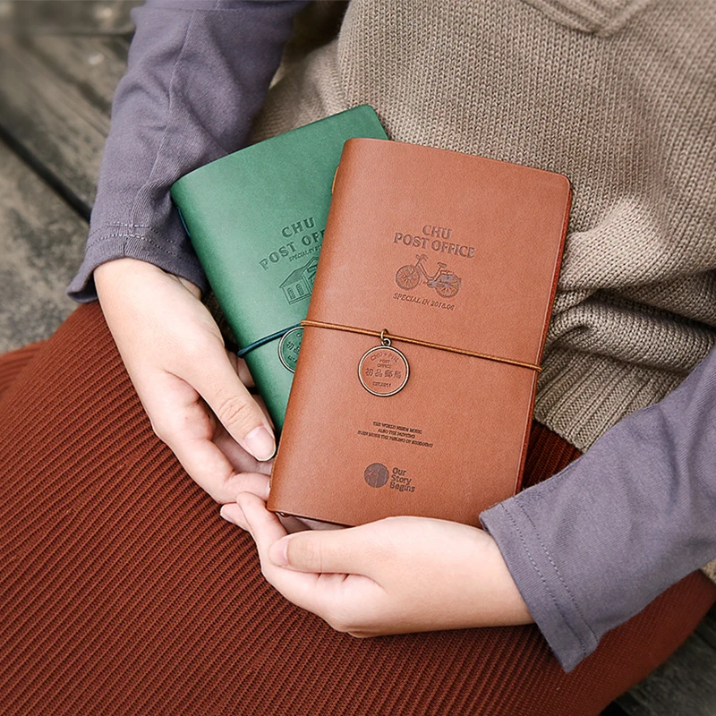 JIANWU A5 Ретро почтовое отделение Тетрадь PU Traveler план книга Bullet Journal альбом