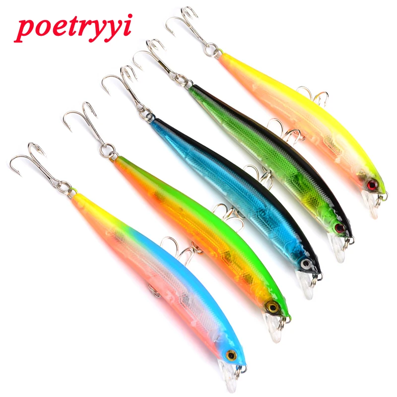

1pcs Fishing Lures 10cm/8.37g Minnow Lure 5 Color Select High Quality Hard Bait Crankbait Wobbler Fishing Tackle Wholesale