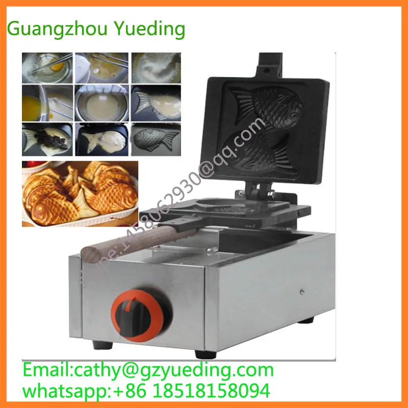 

Hot Sale Commercial gas Taiyaki Waffle Maker/ Fish Shape Waffle Maker