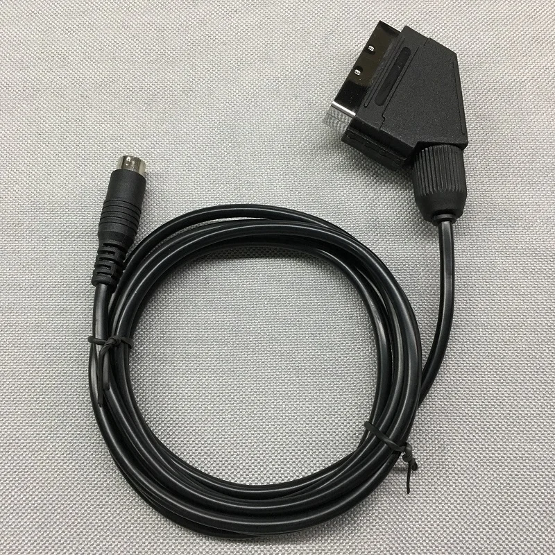 FZQWEG AV TV Video Cable Lead Scart Cable for SEGA for Mega Drive MD 2 for