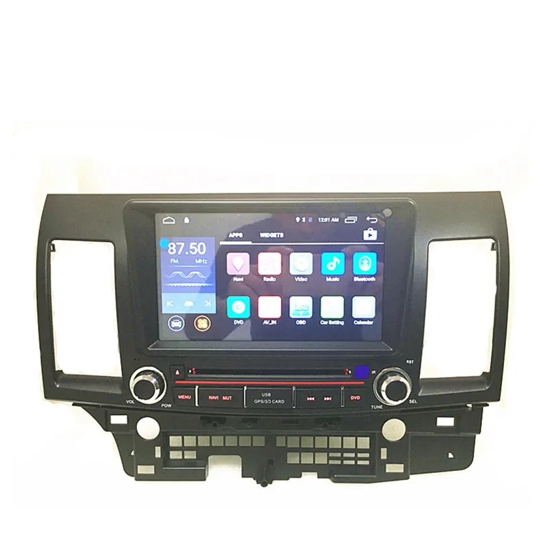 Clearance Android 6.0 GPS Navi Radio for Mit subishi Lancer 2DIN headunit stereo Broswer Head Device free map head unit lancer EX EVO 2