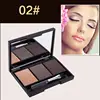 Kit 3 poudre à sourcils ombré | Nouveau Kit professionnel, rehausseur de Palette avec brosses à extrémités ► Photo 2/6