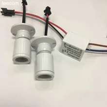 10 шт./лот белый комнатный светильник мини 1 Вт Светодиодный настенный светильник из алюминиевого сплава вращающийся на 360 градусов Точечный светильник для витрины