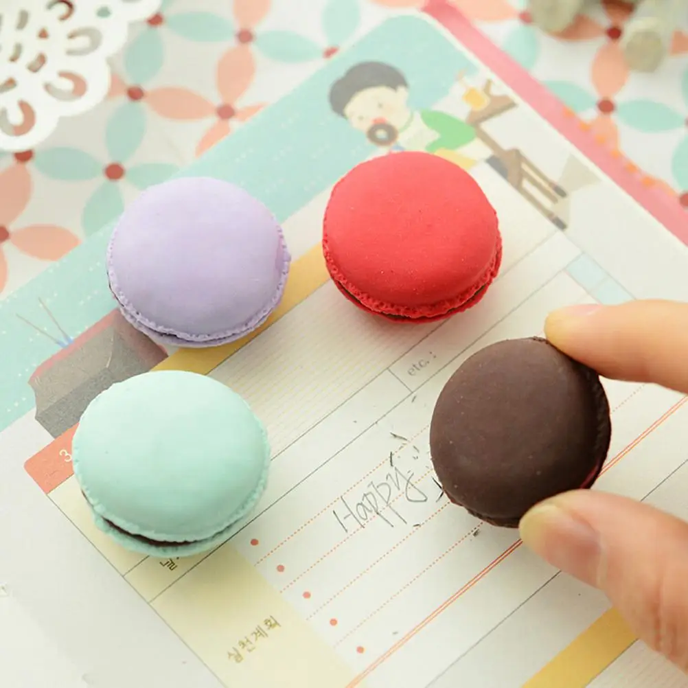 5 шт. милые Ластики S Macaron резиновые карандаш Ластики студентов награждение KIS подарок канцелярские Товары для офиса школьные принадлежности