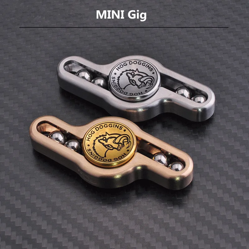 

MINI Stainless Steel Brass Red Copper Wild Boar Hand Spinner EDC Metal Fidget Spinner Anxiety Stress Adult Kid ADHD Focus Toy