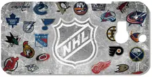 1 font b PC b font Retail Printed NHL LOGO Plastic Hard Cover For HTC one