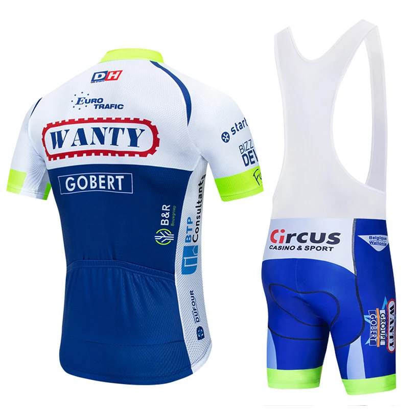 Полный комплект для велоспорта wanty team Bike jersey дышащий мужской Ropa Ciclismo велосипедные майки 9D велосипедные шорты и гетры с рукавами